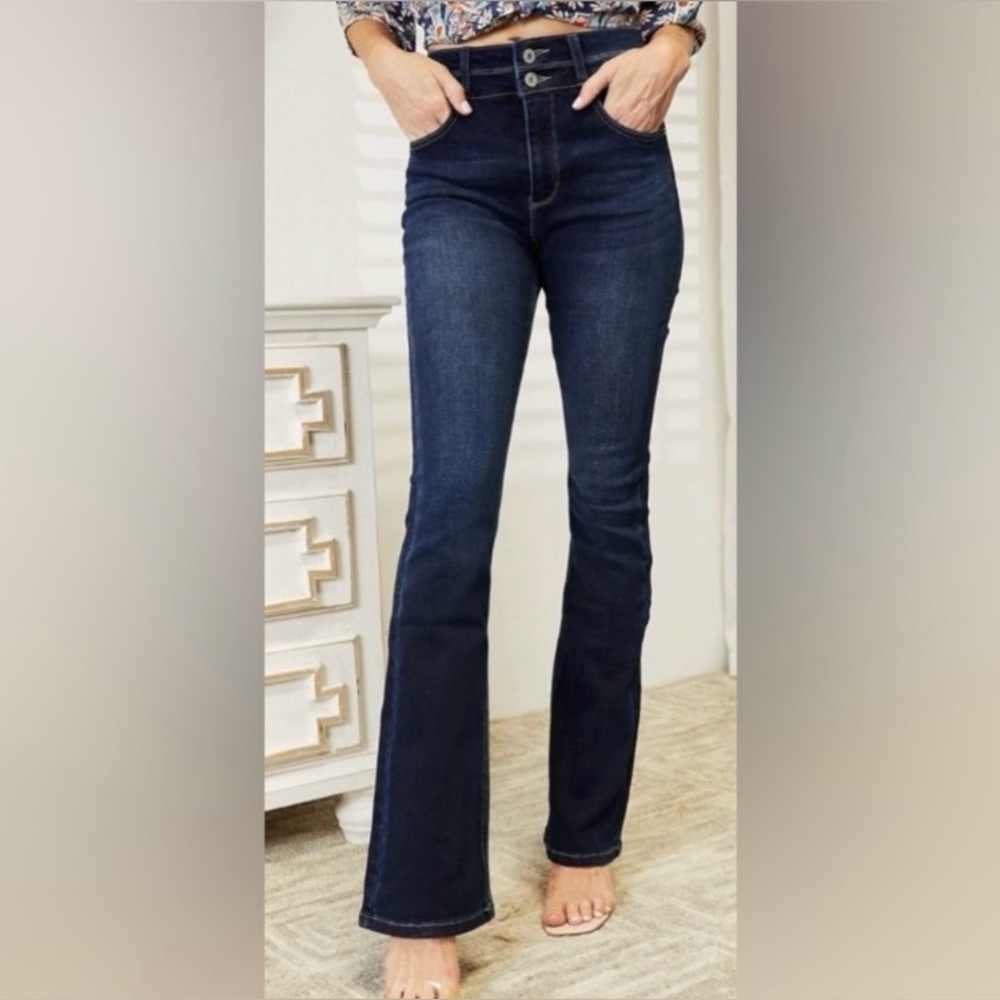 KanCan Arlington Heights Utility bootcut jeans size 25
